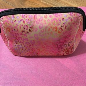 🎉💕 Pink Multicolor Leopard Print Cosmetic Case Pouch